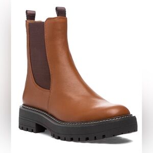 NWT Sam Edelman Laguna Waterproof Chelsea Boot Tawny Brown | Size 7.5